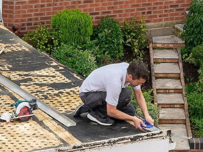 Flat roof repair in Fleckley